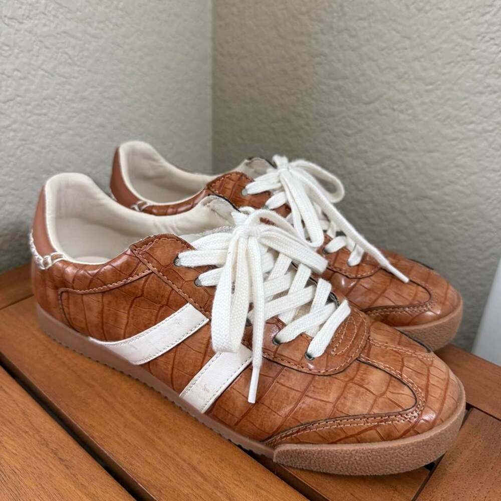Steve Madden Women's Brown and Tan Trainers